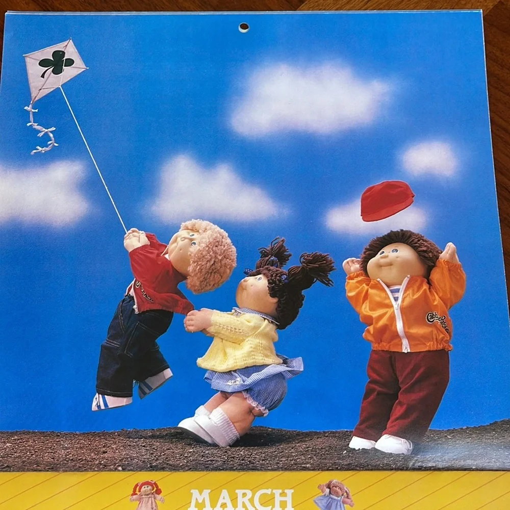VINTAGE CABBAGE PATCH DOLLS CALENDAR 1985 - READ DESCRIPTION